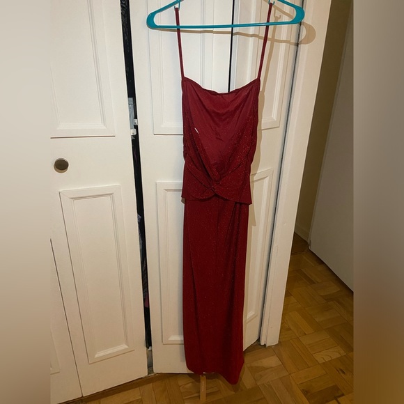 NWT Reformation sparkle red dress - Picture 8 of 8